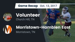 Recap: Volunteer  vs. Morristown-Hamblen East  2017