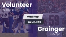 Matchup: Volunteer vs. Grainger  2018