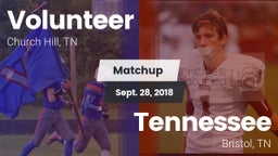 Matchup: Volunteer vs. Tennessee  2018