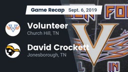 Recap: Volunteer  vs. David Crockett  2019