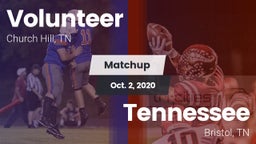 Matchup: Volunteer vs. Tennessee  2020