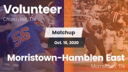 Matchup: Volunteer vs. Morristown-Hamblen East  2020