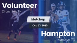 Matchup: Volunteer vs. Hampton  2020