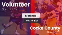 Matchup: Volunteer vs. Cocke County  2020