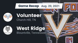 Recap: Volunteer  vs. West Ridge  2021
