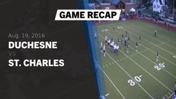 Recap: Duchesne  vs. St. Charles  2016