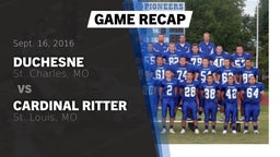 Recap: Duchesne  vs. Cardinal Ritter  2016