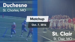 Matchup: Duchesne vs. St. Clair  2016