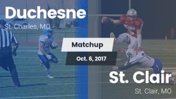 Matchup: Duchesne vs. St. Clair  2017