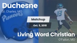 Matchup: Duchesne vs. Living Word Christian  2018