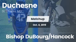 Matchup: Duchesne vs. Bishop DuBourg/Hancock 2019