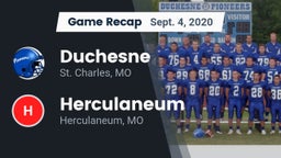 Recap: Duchesne  vs. Herculaneum  2020