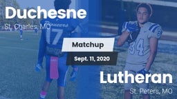 Matchup: Duchesne vs. Lutheran  2020