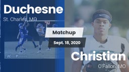 Matchup: Duchesne vs. Christian  2020