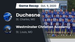 Recap: Duchesne  vs. Westminster Christian Academy 2020