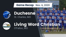 Recap: Duchesne  vs. Living Word Christian  2020