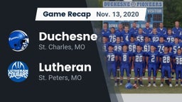 Recap: Duchesne  vs. Lutheran  2020