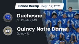 Recap: Duchesne  vs. Quincy Notre Dame 2021