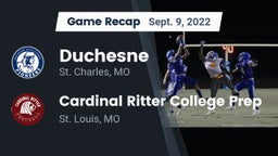 Recap: Duchesne  vs. Cardinal Ritter College Prep  2022