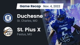 Recap: Duchesne  vs. St. Pius X  2022