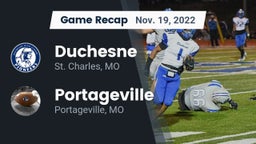 Recap: Duchesne  vs. Portageville  2022