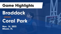 Braddock  vs Coral Park Game Highlights - Nov. 16, 2023