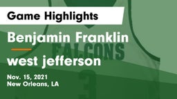 Benjamin Franklin  vs west jefferson Game Highlights - Nov. 15, 2021