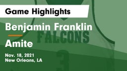 Benjamin Franklin  vs Amite  Game Highlights - Nov. 18, 2021
