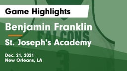 Benjamin Franklin  vs St. Joseph's Academy  Game Highlights - Dec. 21, 2021