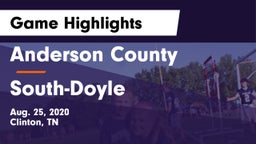 Anderson County  vs South-Doyle  Game Highlights - Aug. 25, 2020
