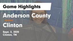 Anderson County  vs Clinton  Game Highlights - Sept. 2, 2020