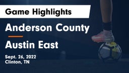 Anderson County  vs Austin East Game Highlights - Sept. 26, 2022