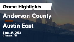 Anderson County  vs Austin East Game Highlights - Sept. 27, 2022