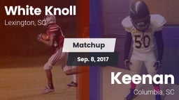 Matchup: White Knoll vs. Keenan  2017