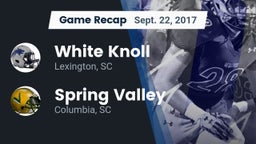 Recap: White Knoll  vs. Spring Valley  2017