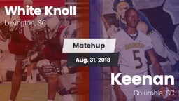 Matchup: White Knoll vs. Keenan  2018