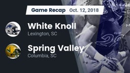Recap: White Knoll  vs. Spring Valley  2018