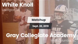 Matchup: White Knoll vs. Gray Collegiate Academy 2019