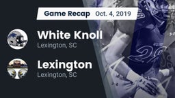 Recap: White Knoll  vs. Lexington  2019