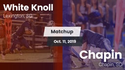 Matchup: White Knoll vs. Chapin  2019