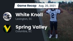 Recap: White Knoll  vs. Spring Valley  2021