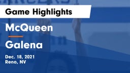 McQueen  vs Galena  Game Highlights - Dec. 18, 2021