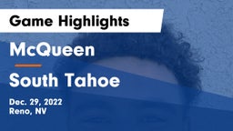 McQueen  vs South Tahoe  Game Highlights - Dec. 29, 2022