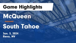McQueen  vs South Tahoe  Game Highlights - Jan. 3, 2024