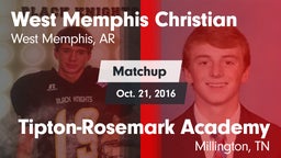 Matchup: West Memphis Christi vs. Tipton-Rosemark Academy  2016