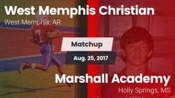 Matchup: West Memphis Christi vs. Marshall Academy  2017