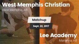 Matchup: West Memphis Christi vs. Lee Academy  2017