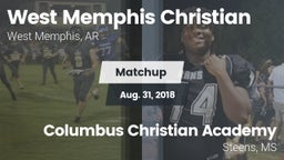 Matchup: West Memphis Christi vs. Columbus Christian Academy 2018