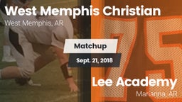 Matchup: West Memphis Christi vs. Lee Academy  2018