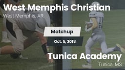 Matchup: West Memphis Christi vs. Tunica Academy 2018